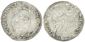 FIRENZE
Cosimo I de’ Medici, Duca di Firenze, 1537-1574, Granduca di Toscana dal 1569 al 1574.
Giulio s. data.
Ag
gr. 3,06
Dr. (quattro globetti)...