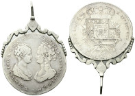 FIRENZE
Carlo Ludovico di Borbone, con la reggenza di Maria Luisa, 1803-1807.
Francescone 1807.
Ag
gr. 31,08
Dr. CAROLVS•LVD•D•G•REX•ETR• & M•ALO...