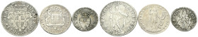 GENOVA
Dogi Biennali, 1528-1797. 
Lotto 3 monete, Lira 1675,8 Denari 1796,10 Soldi 1814.
Ag e Mi
gr. 5,48 tot.
MB e BB