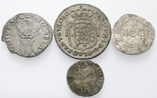 LOTTI
Autorità emittenti varie. Date varie.
Lotto di n. 4 monete di zecche italiane in Mistura (Bologna, Carmagnola, Piacenza) da classificare.
Mi...