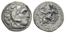 Kings of Thrace, Lysimachos, 305-281 BC. Drachm, struck in the name and types of Alexander III the Great, circa 301-297 BC, Kolophon mint. (Silver, 19...
