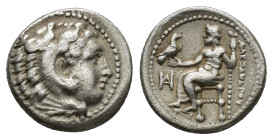 Kings of Macedon, Alexander III the Great, 336-323 BC. Drachm, late lifetime issue, struck under Philoxenos, circa 325-323 BC, Miletos mint. (Silver, ...