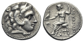 Kings of Macedon. Demetrios I Poliorketes, 306-283 BC. Drachm, struck in the name and types of Alexander III the Great (336-323 BC) circa 300-295 BC, ...