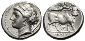 Campania , Neapolis Didrachm circa 275-250