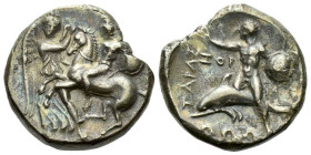 Calabria, Tarentum Nomos circa 281-270 - From the Collection of Jacqueline Morineau Humphris.