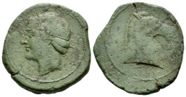 Bruttium, Locri Bronze, Carthaginian occupation circa 220-200
