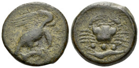 Sicily, Agrigentum Tetras circa 425-406