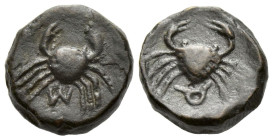 Island of Sicily, Uncertain mint Bronze circa II century - Apparently unpublished with these letters.