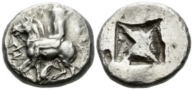 Macedonia, Potidea Tetradrachm circa 500-480 - Ex Tkalec 29 February 2012, 46; Tkalec 28 February 2013, 35 and NAC 123, 2021, Man in Love with Art, 19...