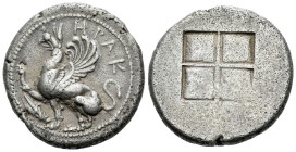 Thrace, Abdera Tetradrachm, magistrate Herak- circa 475-450