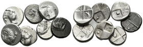 Thrace, Thracian Chersonesos Lot of 7 Hemidrachms circa 357-320