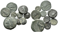 Thrace, Various mints Lot of 9 Bronzes IV-II cent.