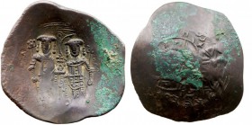 ALEXIUS III. Constantinopla. Aspron Trachy. AE. (1195-1204) BC.2012. MBC-.