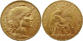 FRANCIA. 20 Francos. AV. 1913. 6,47 g. KM.66. EBC.