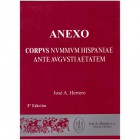 BIBLIOGRAFÍA NUMISMÁTICA. Corpus Nummun Hispaniae ante Augusti aetatem. Anexo (grados de rareza y valor en el mercado) Herrero, J. A. Madrid 1994. 106...