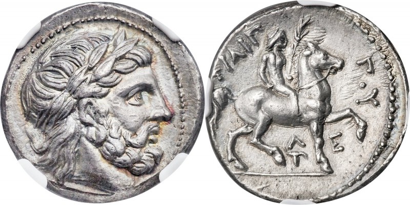 MACEDONIAN KINGDOM. Philip II (359-336 BC). AR tetradrachm (23mm, 14.07 gm, 10h)...