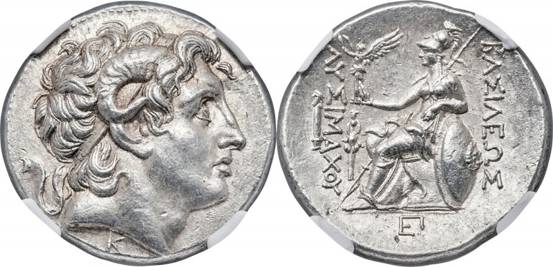 THRACIAN KINGDOM. Lysimachus (305-281 BC). AR tetradrachm (30mm, 17.16 gm, 12h)....