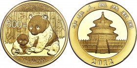 People's Republic gold Panda 500 Yuan (1 oz) 2012 MS70 PCGS, KM2024, PAN-551A. A shimmering example of technical perfection.

HID09801242017