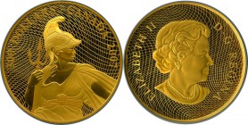 Elizabeth II gold Proof "The 1923 Shinplaster - Vignette of Britannia" 300 Dollars 2007 PR70 Ultra Cameo NGC, Royal Canadian mint, KM692. AGW 1.1252 o...