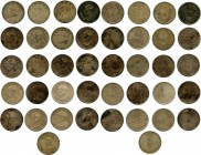 Republic 21-Piece Lot of Uncertified Dollars,  includes 12 Dollars of Yuan Shih-kai dated Year 3 (1914), 1 Dollar of Yuan Shih-kai dated Year 9 (1920)...