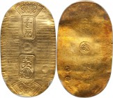 Manen gold Koban (Ryo) ND (1860-1867) AU Detail (Filed Rims) PCGS, Edo mint, KM-C22d, JNDA 09-23, Hartill-8.26. 20x35mm. 3.32gm. Without era designato...