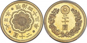 Meiji gold 20 Yen Year 43 (1910) UNC Detail (Cleaned) PCGS, KM-Y34, JNDA 01-6. Fully struck, with every detail pleasingly rendered in the strike. AGW ...