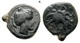 Sicily. Syracuse circa 415-410 BC. Trias Æ