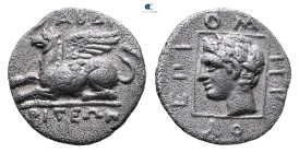 Thrace. Abdera circa 336-335 BC. Tetrobol AR