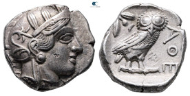 Attica. Athens circa 454-404 BC. Tetradrachm AR