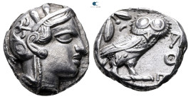 Attica. Athens circa 454-404 BC. Tetradrachm AR
