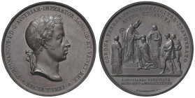 MILANO. Ferdinando I d'Asburgo Lorena (1835-1848). Medaglia 1838. Incoronazione a Milano Regno Lombardo Veneto. Opus: Manfredini. BR (g 60,68 - Ø 52,0...