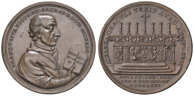 MONREALE. Abate Francesco Testa (1705-1773). Medaglia 1771. Opus: Balzar. BR (g 38,03 - Ø 44,40 mm). Rizz. 1227.

qFDC

Diritti d'Asta: 18%