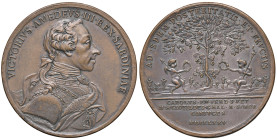 SAVOIA. Vittorio Amedeo III (1773-1796) Medaglia 1775. Nozze Carlo Emanuele e Maria Clotilde. Opus: Lavy. BR (g 46,71 - Ø 45,67 mm). UdS pag. 183 n. 1...