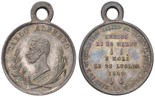 SAVOIA. Carlo Alberto (1831-1849). Medaglia 1849. A ricordo di Carlo Alberto. Opus: L. Mantaut. AG (g 4,24 - Ø 21,00 mm).

FDC

Diritti d'Asta: 18...