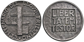 FASCISTE. Medaglia 1936 A.XIV - Centenario del LLOYD Triestino. Opus: Mascherini. AG (g 50,97 - Ø 51,00 mm).

SPL+

Diritti d'Asta: 18%