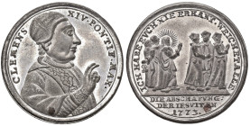 Clemente XIV (1769-1774) Medaglia 1773. Abolizione dell'ordine dei Gesuiti . MA (g 9,70 - Ø 31,00) Macchietta.

FDC

Diritti d'Asta: 18%