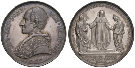 Leone XIII (1878-1903). Medaglia 1880 a.III. Per l'impulso agli studi tomistici, promulgazione dell'enciclica "Aterni Patris". Opus: F. Bianchi. AG (g...