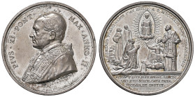 Pio XI (1922-1939). Medaglia annuale 1923 a.II. VI° Centenario della Canonizzazione di S. Tommaso D'Aquino. Opus: A. Mistruzzi. AG (g 31,73 - Ø 44,00)...