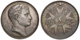 Medaglia 1804. Prima distribuzione della Legione d'Onore, 15 Luglio 1804. Opus: Andrieu & Jaley. AG (g 35,61 - Ø 39,90 mm). Julius 1238. R . 

SPL+/...