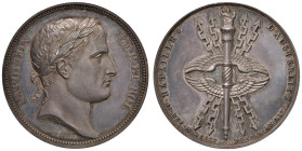 Medaglia 1805. Battaglia di Austerlitz o dei tre Imperatori. Opus: Droz & Jaley. AG (g 38,88 - Ø 40,45 mm). Julius 1447; Bramsen 445. R Campi ripassat...