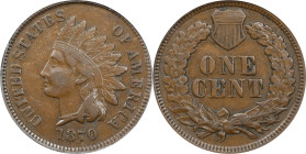 1870 Indian Cent. Doubled Die Reverse. VF-35 (ANACS).

PCGS# 2097. NGC ID: 227U.