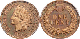 1906 Indian Cent. Proof-64 RB (PCGS).

PCGS# 2406. NGC ID: 22AV.