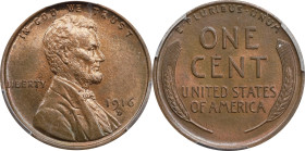 1916-D Lincoln Cent. MS-65 RB (PCGS).

PCGS# 2490. NGC ID: 22BP.