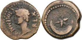 Mauritania. Ptolomeo (23-40 d.C.). AE 18. (S.GIC. 6034). 3,35 g. MBC.