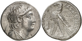 Imperio Seléucida. (136-135 a.C.). Antíoco VII, Euergetes (138-129 a.C.). Tiro. Tetradracma. (S. 7094 var) (CNG. IX, 1074). Ex Áureo & Calicó 31/01/20...