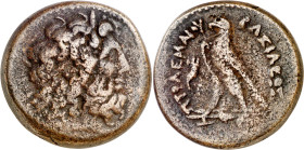 Egipto Ptolemaico. Ptolomeo IV, Filopator (221-204 a.C.). AE 40. (S. 7841). 59,25 g. MBC-.