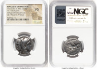 MACEDONIAN KINGDOM. Alexander III the Great (336-323 BC). AR tetradrachm (24mm, 2h). NGC VG. Posthumous issue, Amphipolis, ca. 316-310 BC. Head of Her...
