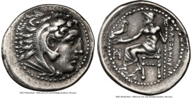 MACEDONIAN KINGDOM. Alexander III the Great (336-323 BC). AR drachm (17mm, 4.25 gm, 11h). NGC XF 4/5 - 3/5. Lifetime issue, Miletus, ca. 325-323 BC. H...