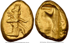 ACHAEMENID PERSIA. Xerxes I-Darius II (ca. 5th century BC). AV daric (16mm, 8.38 gm). NGC Choice XF 4/5 - 5/5. Lydo-Milesian standard, Sardes, ca. 485...
