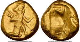 ACHAEMENID PERSIA. Xerxes I-Darius II (ca. 5th century BC). AV daric (14mm, 8.36 gm). NGC Choice VF 4/5 - 4/5. Lydo-Milesian standard, Sardes, ca. 485...